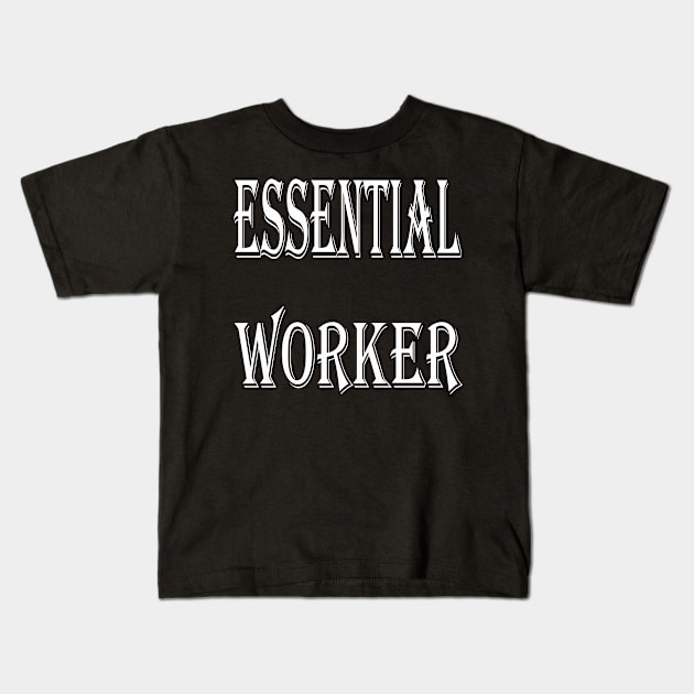 worker Kids T-Shirt by paulashish